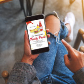 Familie Picknick Zomer BBQ Custom Kaart