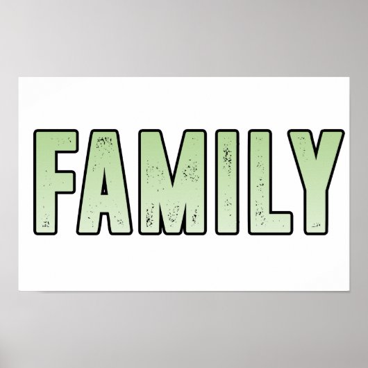 Familie Poster (Voorkant)