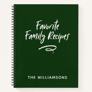 Familie Receptenboek Kookboek  Notitieboek