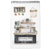 Familie Recipe Heirloom Keepomwille | Waterverf Kalender (Hoes)
