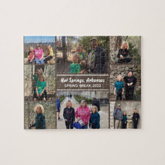 Familie reis foto collage puzzel