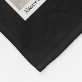 Familie Retro fotocollage groot Fleece Deken (Hoek)