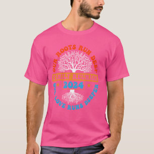 Familie Reünie 2024 Onze Roots Run Deep Our Love R T-shirt