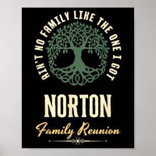 Familie Reünie 2025 Matching Design - Norton Poster
