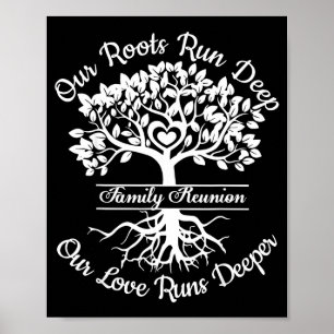 Familie Reünie 2026 Wortels Lopen Diep Liefde Loop Poster