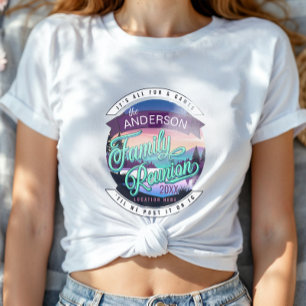 Familie Reünie Bergmeer Landschap Lt ID1126 T-shirt