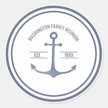 Familie Reünie Blauw Anker Party