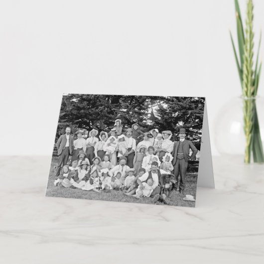  - Familie reünie clowns, Kaart (Voorkant)