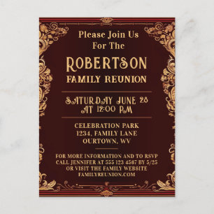 Familie Reünie Collectie Briefkaart