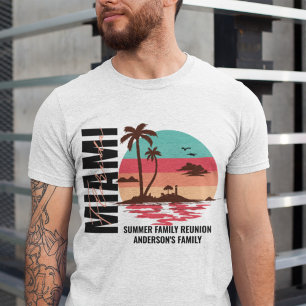 Familie Reünie Custom Cruise Zomer Strand Vakantie T-shirt