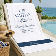 Familie Reünie Handdoek, Aangepaste Vakantie