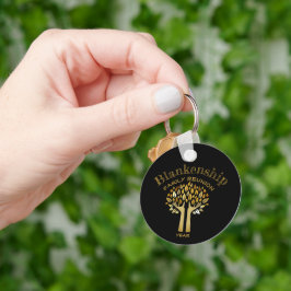 Familie reünie Hands Up Tree biedt aangepaste Sleutelhanger