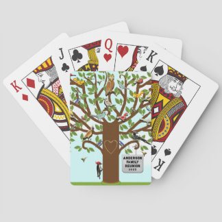 Familie Reünie Pokerkaarten