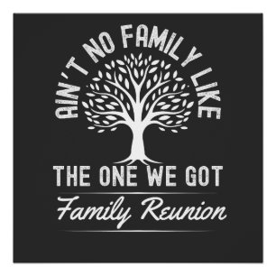 Familie Reünie Shirt   Réunion shirt   Vakantie Perfect Poster