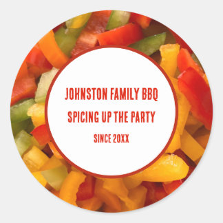 Familie Reünie Spic Up Het Feest Zomer Picknick Ronde Sticker