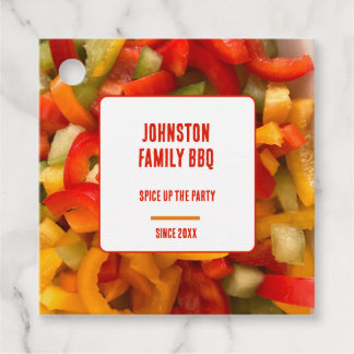 Familie Reünie Spuit De Party Kookfeest BBQ Bedankjes Labels