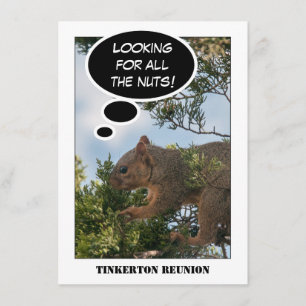 Familie reünie Squirrel Op zoek naar noten Kaart