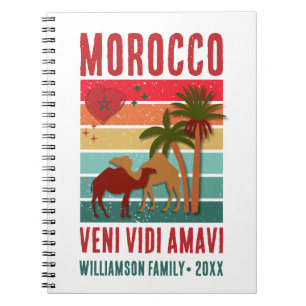 Familie Reünie Vakantie Marokko Reis Groep Notitieboek