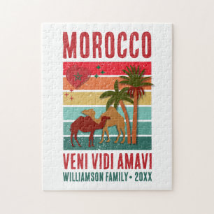 Familie Reünie Vakantie Marokko Reis Souvenir  Legpuzzel