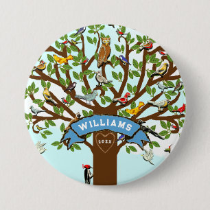 Familie Reünie Verzamelaarsobject Ronde Button 7,6 Cm
