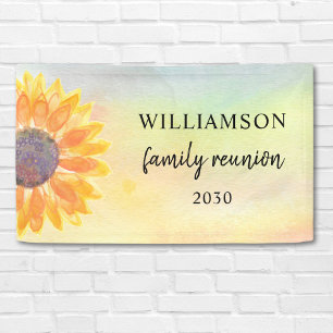 Familie Reünie Welkom Banner