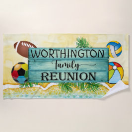 Familie reunion Beach Towel Strandlaken