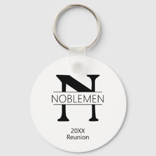 Familie reunion Button Monogram Sleutelhanger