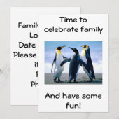 FAMILIE REUNION CELEBRATION KAART (Voorkant / Achterkant)