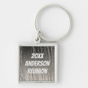 Familie reunion Elegant Silver Stripes Keepomwille Sleutelhanger
