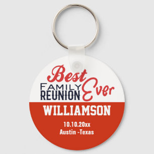 Familie Reunion Keepomwille Party Favor Sleutelhanger