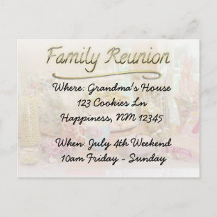 Familie reunion Post Card Briefkaart