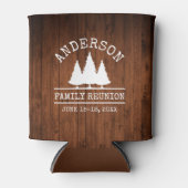 Familie reunion Wood Rustic Pine Trees Blikjeskoeler (Voorkant)