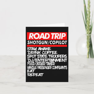 Familie Road Trip Shirten Funny _ Vakantie _ Zomer Kaart