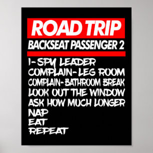 Familie Road Trip Shirten Funny _ Vakantie _ Zomer Poster