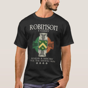 Familie Robinson arm Ierland Iers Keltisch kruis T-shirt