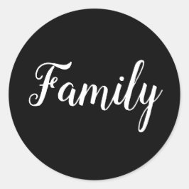 Familie Ronde Sticker