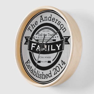 FAMILIE Rules Clock