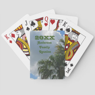 Familie Samenkomen Reunion Vakantie aandenken Pokerkaarten