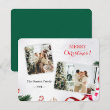 Familie Schattige Vrolijk Kerstfeest 2 Foto