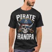 Familie Skull Pirate Opa T-shirt (Voorkant)