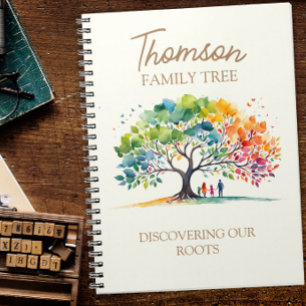 Familie stamboom journaal genealogie notitieboek w