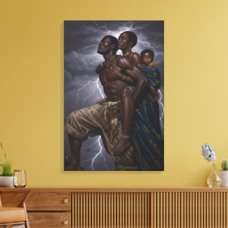 Familie Sterkte Kunst | Inspiratie muur decor Canvas Afdruk