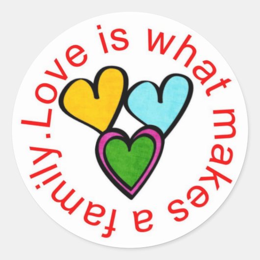 Familie sticker (Voorkant)