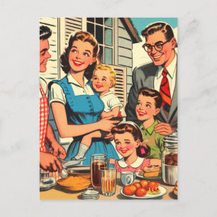  familie stripverhalen briefkaart