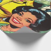  familie stripverhalen cadeaupapier (Hoek)