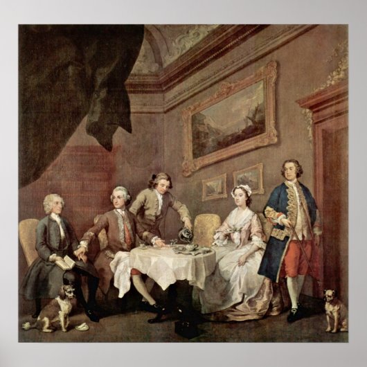 Familie Strode Portret van William Hogarth Poster (Voorkant)