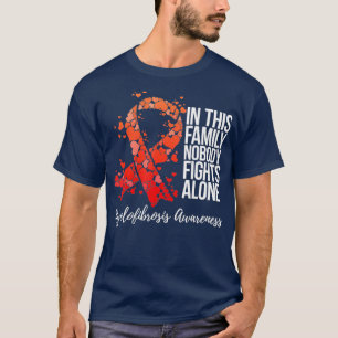 Familie Support Myelofibrose Bewustheid T-shirt