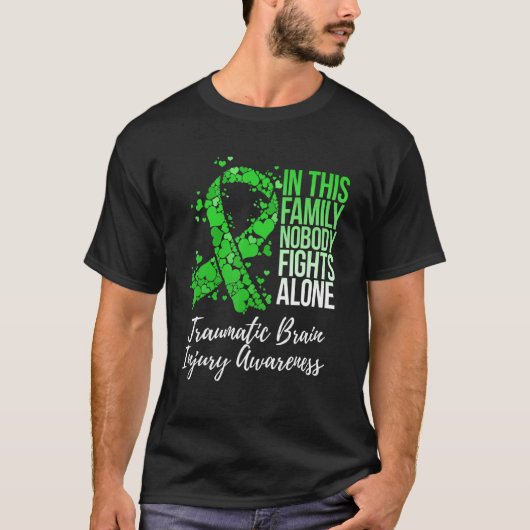 Familie Support Traumatic Brain Injury T-shirt (Voorkant)