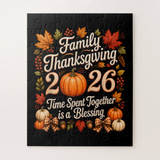 Familie Thanksgiving 2026 Thanksgiving Crew Legpuzzel