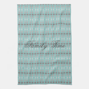 Familie tijd keuken handdoek